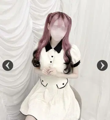 HONEY MEW 허니뮤우 백리본 트위드 원피스 XS 사이즈