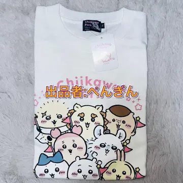 치이카와 파크 한정 상품! 치이카와 파크 티셔츠 메인 비주얼 화이트