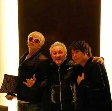 GACKT EMPORIO ARMANI 램 가죽 울 니트 자켓 44
