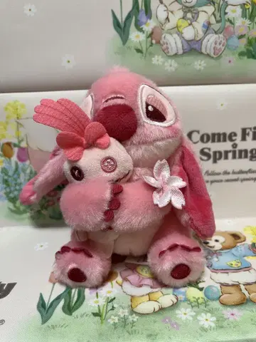 릴로 & 스티치 키체인 Disney Store 2024 사쿠라