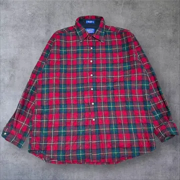 B771/펜들턴 PENDLETON 울 플란넬 셔츠 체크 셔츠