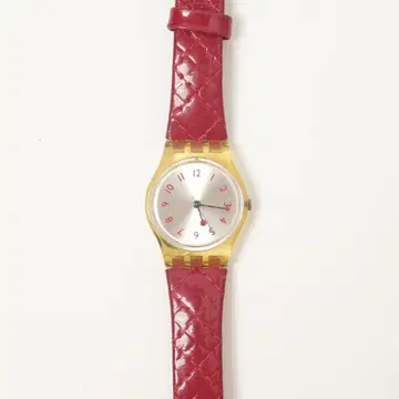 SWATCH 스와치 여성용 손목시계 STRAWBERRYJAM 2003년