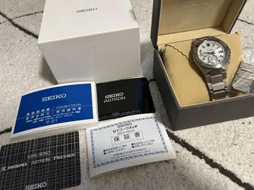 SEIKO Astron 크로노그래프 실버