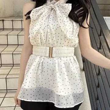 NOMAE 아메슬리 리본 블라우스