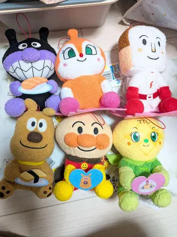 호빵맨 새상품 6세트 인형뽑기 경품