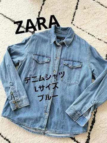 새상품급 ZARA ZW COLLECTION 데님 셔츠 L