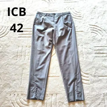 새상품급 ICB 42 스트레이트 팬츠 최근 모델 밑단 지퍼 2way