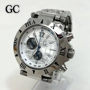 [작동] GC WATCHES 141002G1 크로노그래프 손목시계 실버