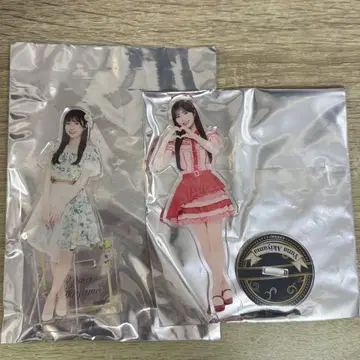 아키야마 유나 AKB48 아크릴 스탠드 2개 세트
