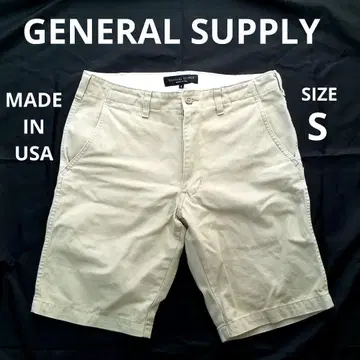 GENERAL SUPPLY 제너럴 서플라이 베이지 숏팬츠 S