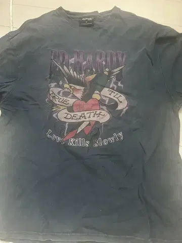 ED HARDY 티셔츠 다크 블루