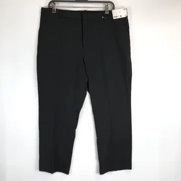 택 포함 유니클로 스트레치 앵클 팬츠 블랙 여성용 88cm