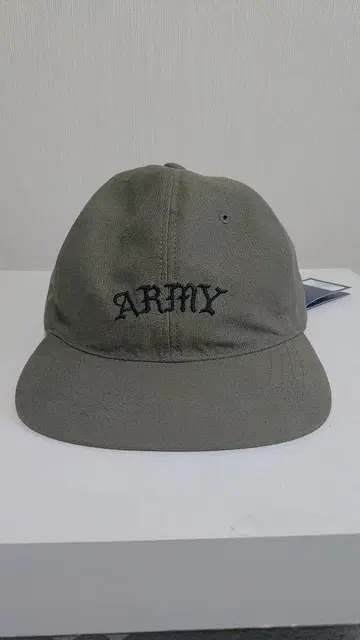 올리브 그린 야구 모자 ARMY 자수