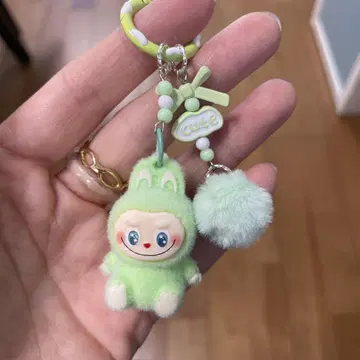 라부부 Labubu 키링 인기 그린 인기 초귀여움