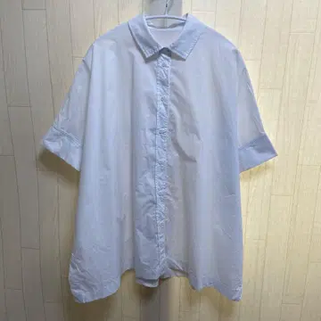 안티카 코튼 셔츠 여성용 상의 반팔