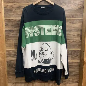중고 HYSTERIC GLAMOUR M5 pt 빅 맨투맨
