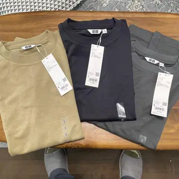 UNIQLO 에어리즘 코튼 오버사이즈 T셔츠