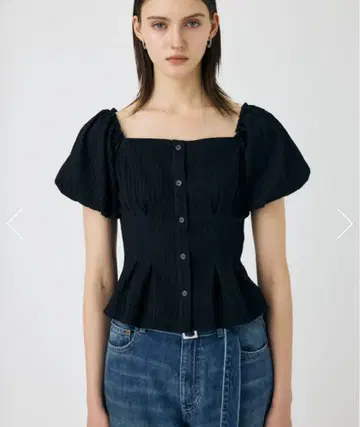 moussy BALLOON SLEEVE 상의