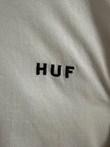 HUF 화이트 맨투맨 L 사이즈