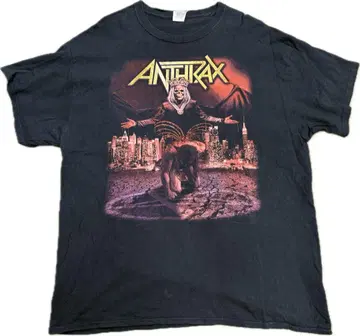 N752 ANTHRAX 2009 월드 투어 티셔츠
