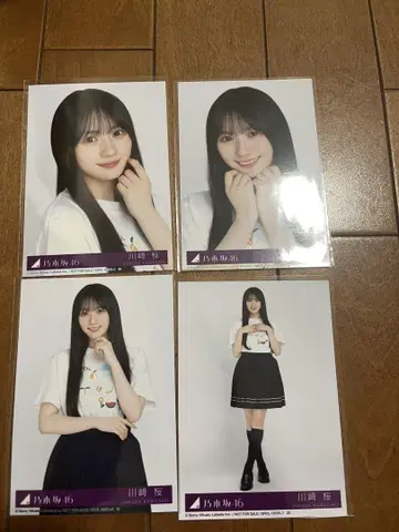 노기자카46 브로마이드 Same numbers 카와사키 사쿠라 4종 컴프