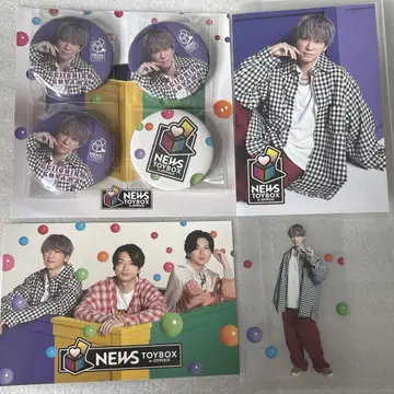 코야마 케이치로 NEWS 조이폴리스 클리어 스티커 엽서 캔뱃지