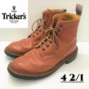 Tricker's 컨트리 부츠 UK 4 1/2 브라운 L2508