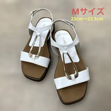 libero 샌들 화이트 M 사이즈