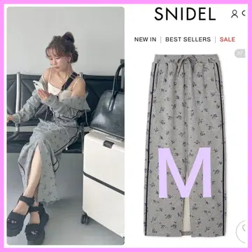 SNIDEL 스나이델 UV컷 맨투맨 타이트 스커트 미개봉 M 사이즈