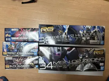 RG 1/144 하이 뉴 건담 지옹 + 3 기 건담 프라모델 정리