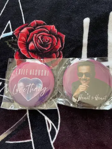 EXILE ATSUSHI 캔뱃지 세트