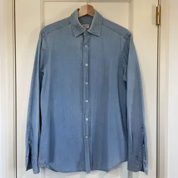 Glanshirt 라이트 블루 데님 셔츠 긴팔