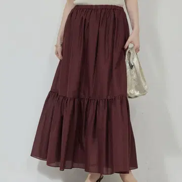 개럴개런트 티어드 롱 스커트