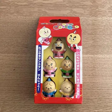 타코야키 망토맨 손가락 인형 세트 소프트 비닐
