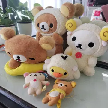 리락쿠마 봉제 인형