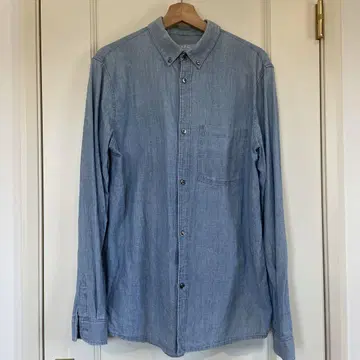 A.P.C. 데님 셔츠 버튼 다운 긴팔