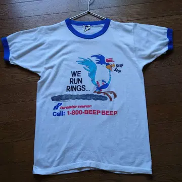 초레어 vintage 로드 러너 링거 T셔츠 USA