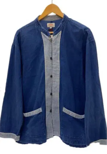 GAIJIN MADE 데님 차이나 셔츠 자켓 XL