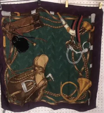 Ralph Lauren purple label silk scarf 대형
