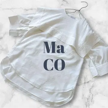 [새상품급 레어] MACO 마코 세일러 블라우스 화이트 free 반팔