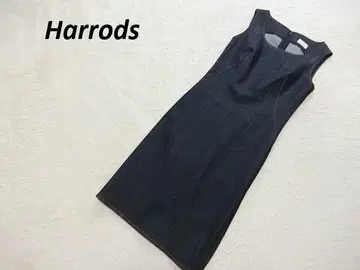 컨디션 최상 해롯 스트레치 데님 원피스 인디고 블루 1
