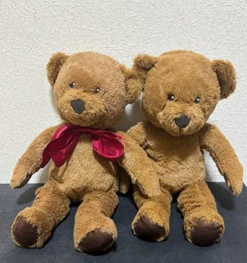 봉제 인형 2개 페어 곰