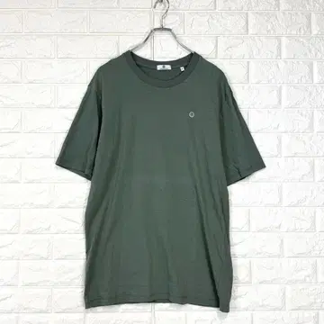 셀주 블랑코 [XL] 그린 계열 반팔 티셔츠 로고 원포인트 봄/여름 심플