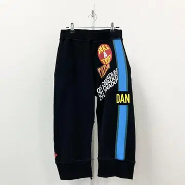 66g24 DSQUARED2 맨투맨 이지 팬츠 크롭 길이 XS