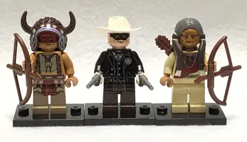 레고(LEGO) 정품 론 레인저 미니 피규어 3개 세트 인디언