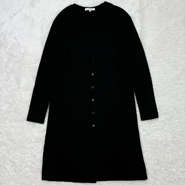 미사용에 가까운 EPOCA 에포카 롱 가디건 블랙 40