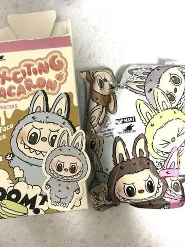 정품 THE MONSTERS Exciting Macaron 라부부 블루