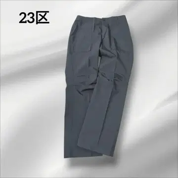 23KU 스포츠 스트레이트 팬츠 사이드 포켓 블랙 골프