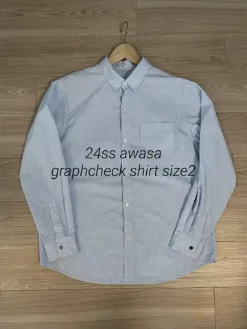 24ss awasa graphcheck shirt size2