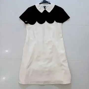 Mademoiselle TARA 반팔 무릎 기장 원피스 40